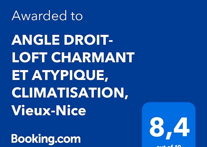 Angle Droit- Loft Charmant Et Atypique, Climatisation, Vieux-Nice